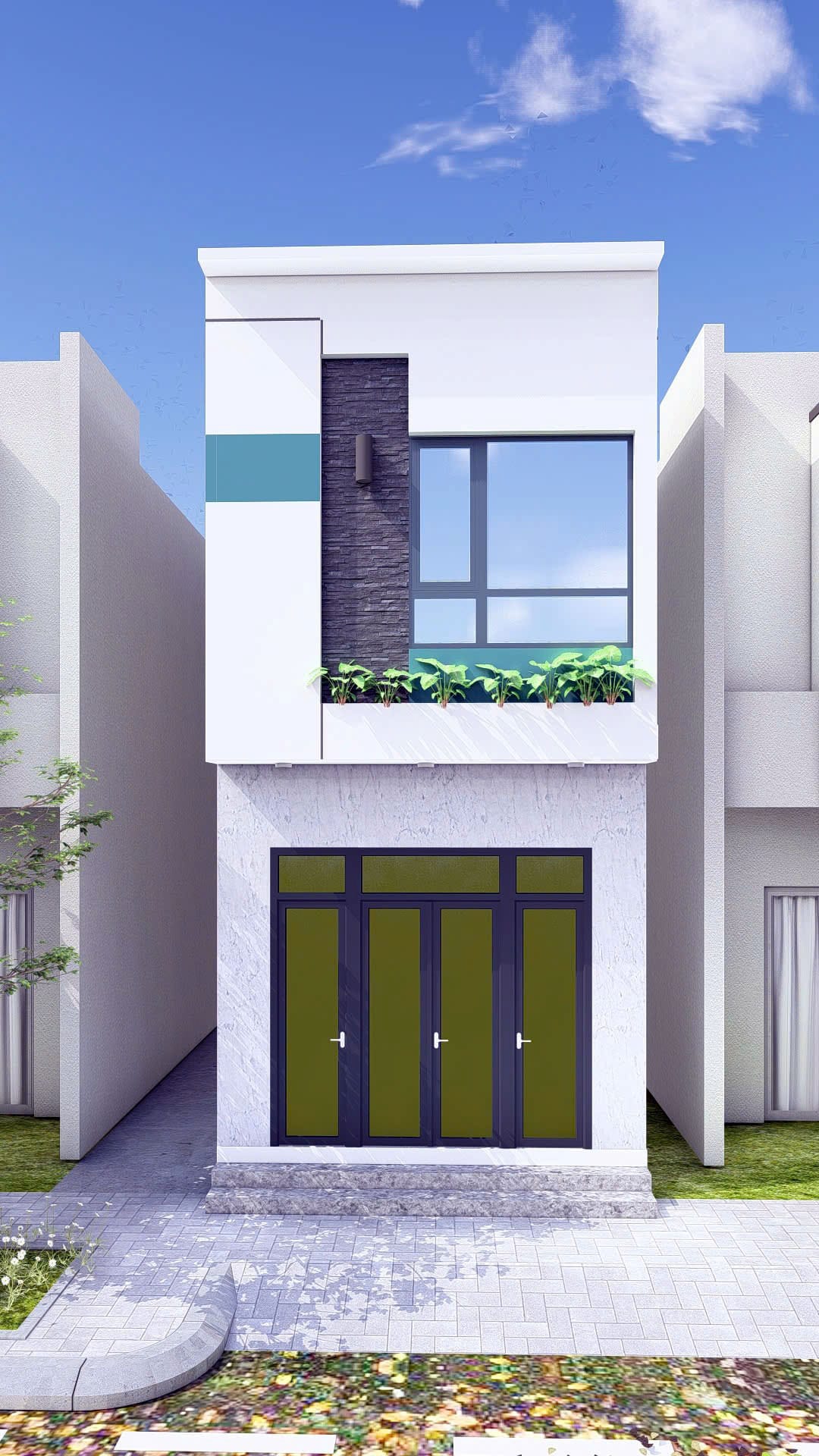 Nha pho 2 tang anh Quan chi Quynh 1